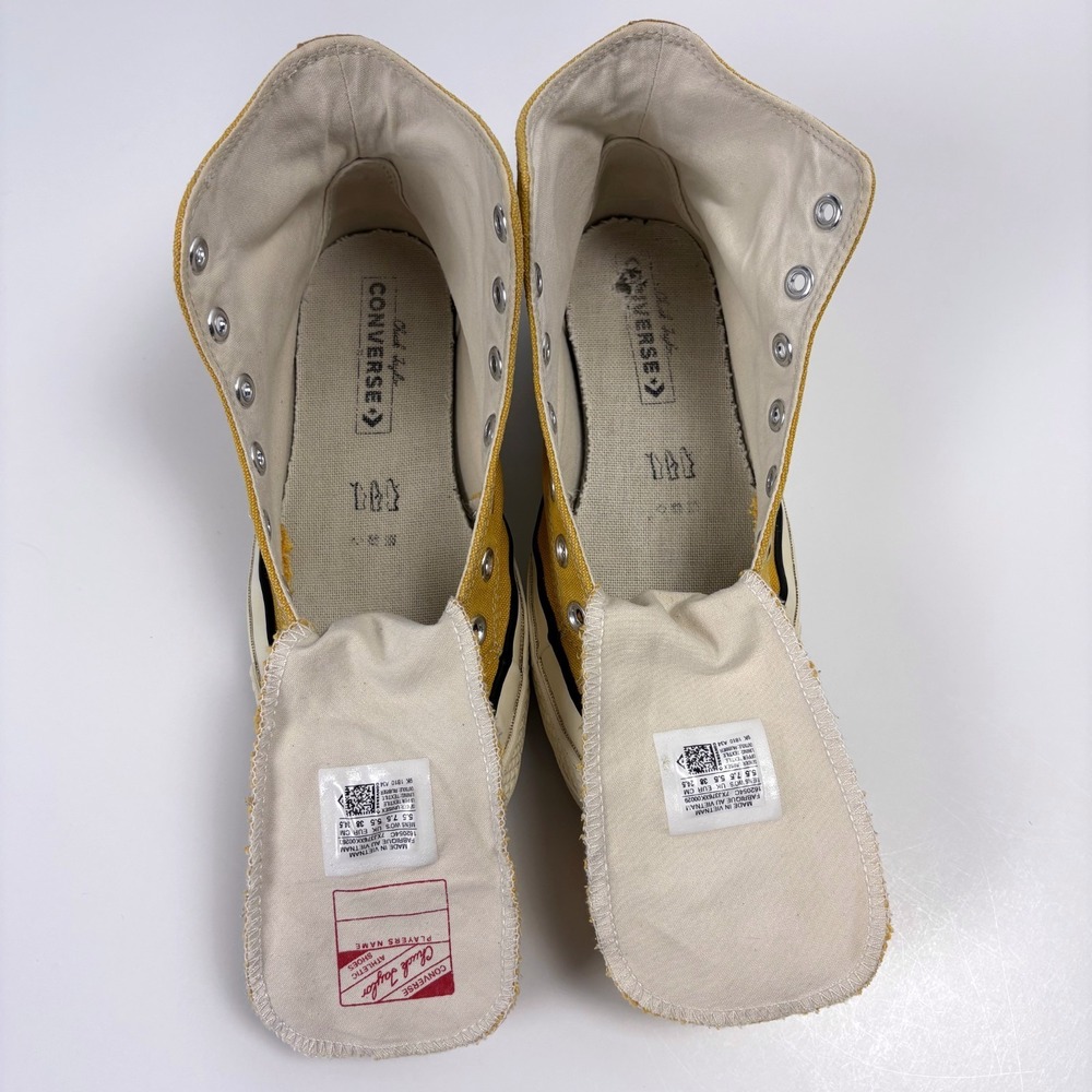 Converse Chuck 70 Hi Sunflower Yellow Hi Top Shoes Womens 7.5 Mens 5.5 162054C - Picture 8 of 12